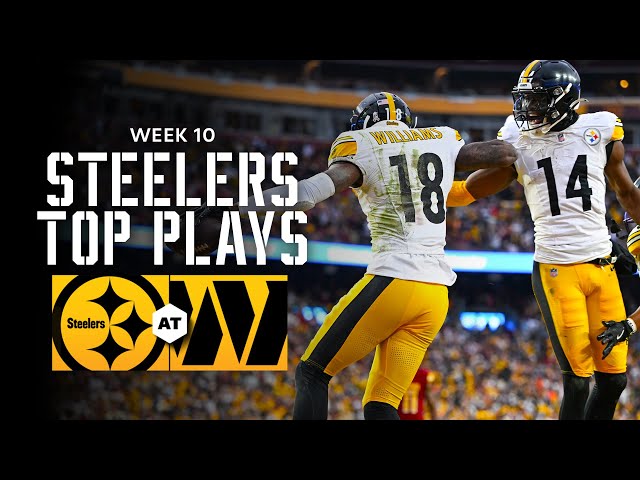 Steelers Top Plays in 28-27 Win over Commanders | Pittsburgh Steelers