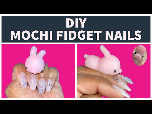 FIDGET NAILS | MOCHI FIDGET NAIL ART 2021 | ODDLY SATISFYING | MUST SEE!