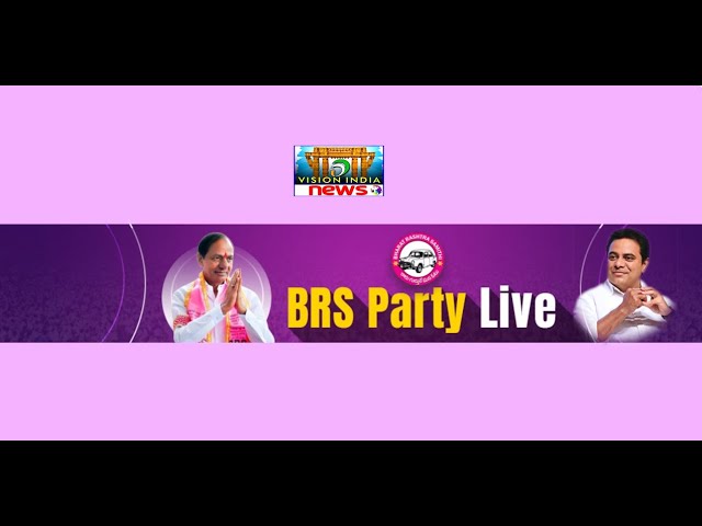 LIVE ||Congress Leaders Joinings In BRS Party In Presence Of KTR | VISION INDIA NEWS | BRS |