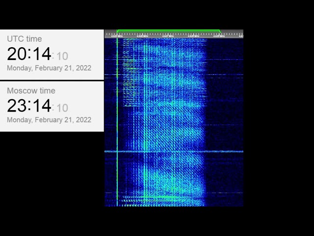 The Buzzer/UVB-76(4625Khz) February 21st 2022 20:13UTC most likely fake voice message by pirates