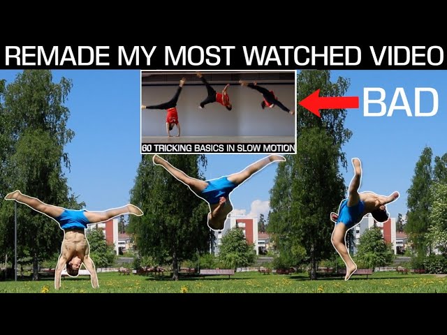 80 Tricking "Basics" - Easiest To Hardest (Slow Motion)