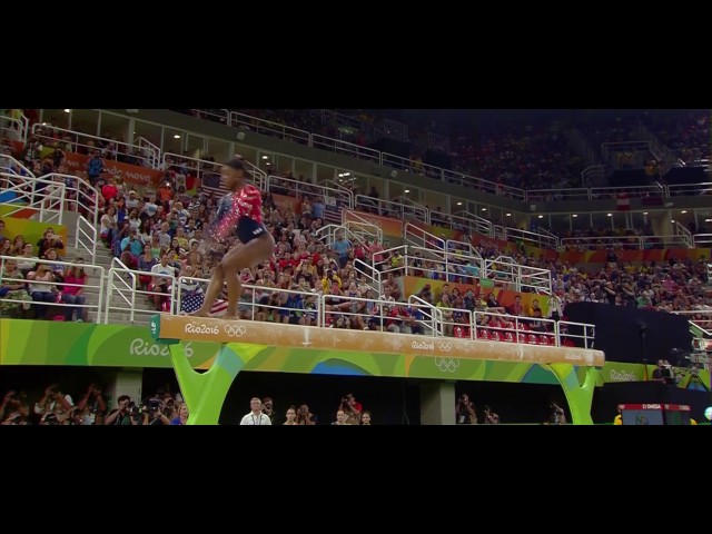 Simone Biles 2016 Olympics QF BB