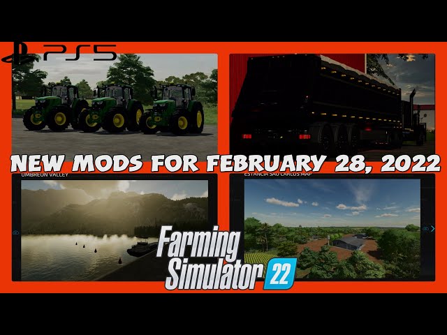 FS22 PS5/PS4 | New mods for February 28, 2022