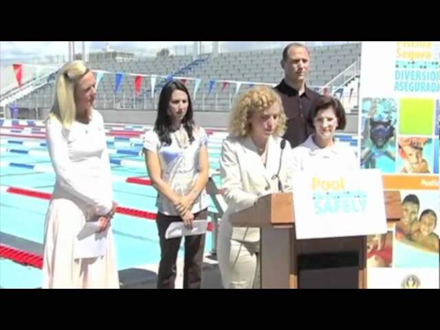 Pool Safely Campaign Launch - Debbie Wasserman Schultz