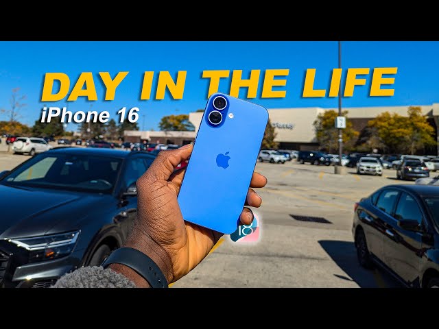 iPhone 16 Real Day In The Life - (Camera & Battery Test)