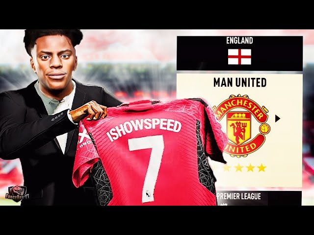 I added iShowSpeed to Manchester United