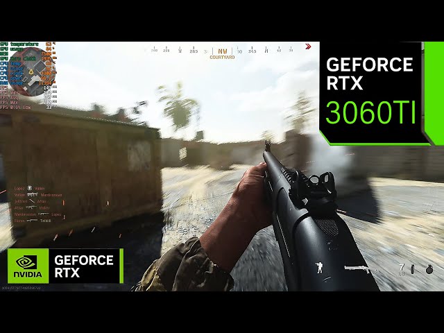 RYZEN 7 3700X + RTX 3060Ti OC | Modern Warfare 2019 Multiplayer Benchmark | High Settings 1080p