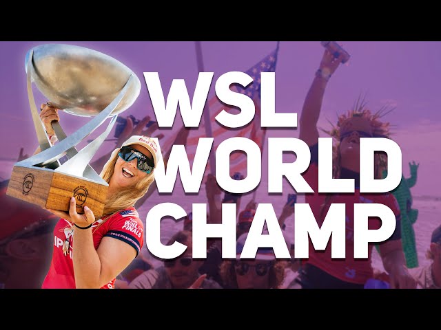 WINNING MY FIRST WSL WORLD TITLE! | Caroline Marks WSL Finals 2023