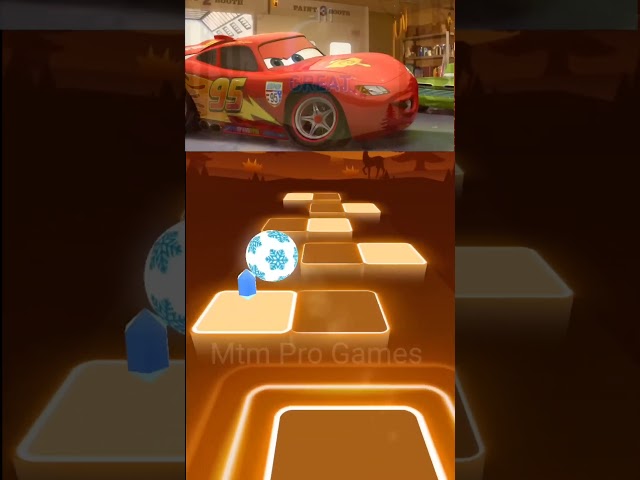 Pixar Car lightning mcqueen Tiles hop youtubeshorts youtube ytshorts #tileshop #tileshopedmrush