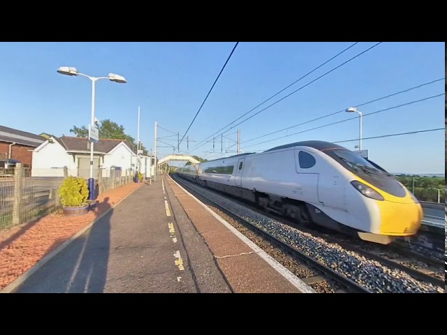 Carluke , Pendolino train on 20/06/24 at 1945 VR180