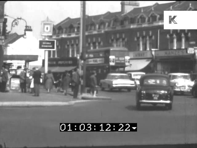 Rare Home Movie Footage of 1960s Leyton High Road, East London