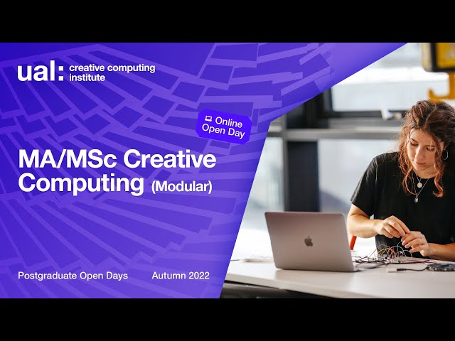 CCI Online Open Day: MA/MSc Computing and Creative Industry (Modular)