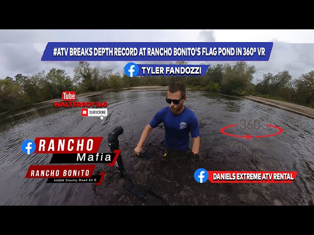 #ATV Breaks Depth Record at Rancho Bonito's Flag Pond in 360° VR