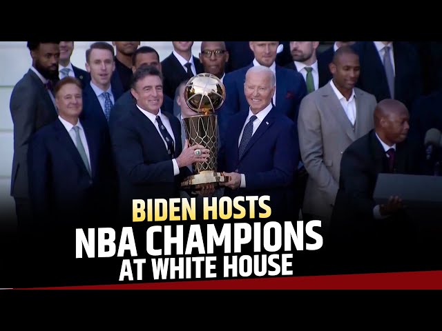 WASHINGTON, D.C.| U.S. President Joe Biden hosts NBA Champions the Boston Celtics at the White House