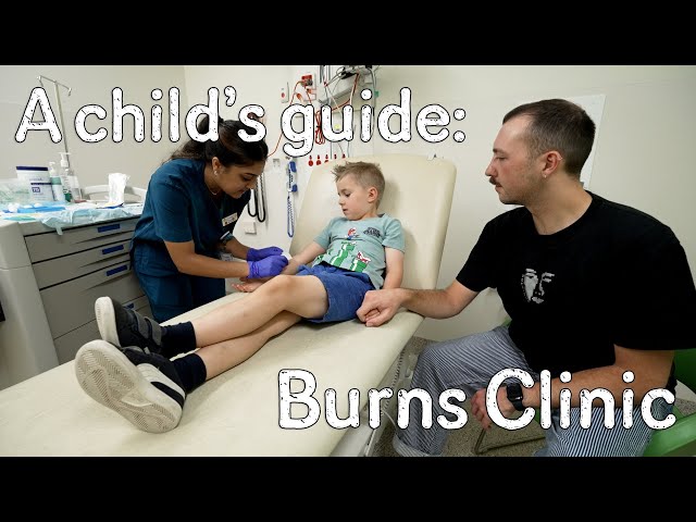 A child's guide to hospital: Burns Clinic