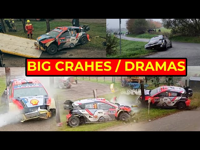 🇪🇺 WRC Central European Rally 2024 | CRASH  MISTAKES FLAT OUT JUMP| Friday Day 2 Highlights