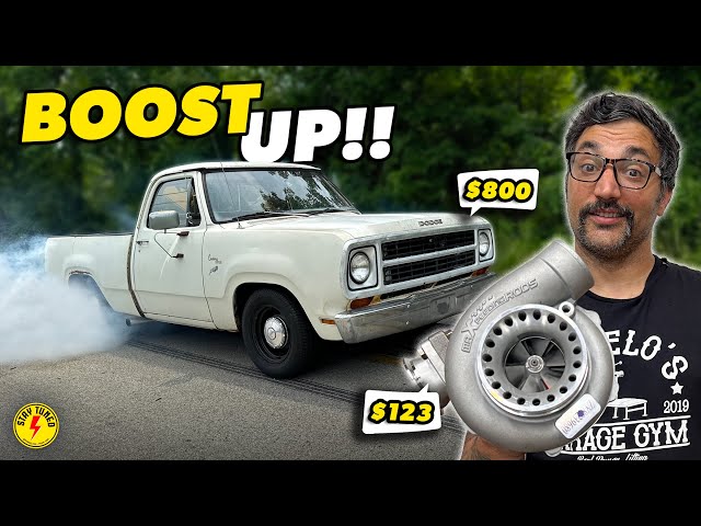 We DOUBLED the BOOST! DIRT CHEAP Turbo 6 Cylinder Build!