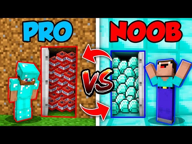 Minecraft NOOB vs. PRO : SWAPPED DOOR BATTLE in Minecraft (Animation)