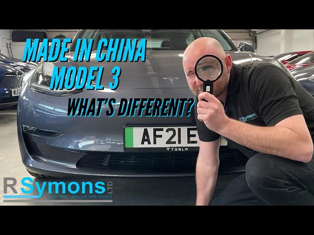 Made in China! New UK Tesla Model 3 side by side comparisons v US made. Which is better?