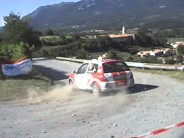 Rally Ajdovščina - Velike žablje- Marko kavčič clio RS