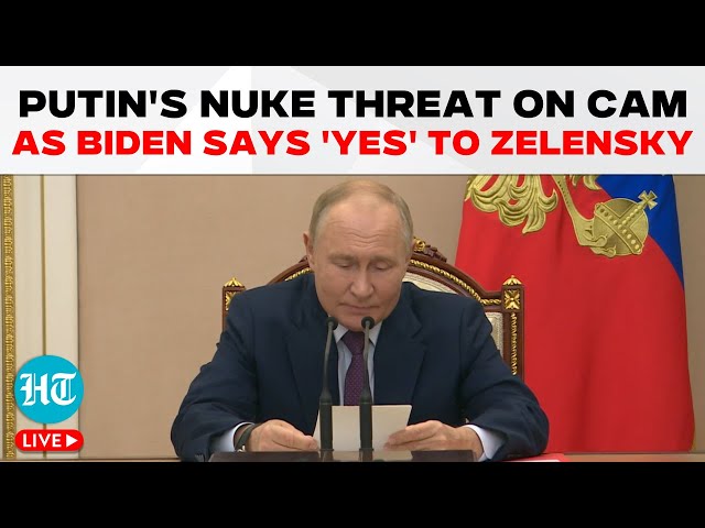 LIVE: Putin's Nuclear War Threat On Cam As Biden Allows Ukraine Long-Range Strikes On Russia | Trump