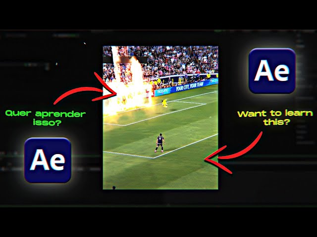 HOW TO MAKE A FIRE EFFECT IN A FOOTBALL EDITION