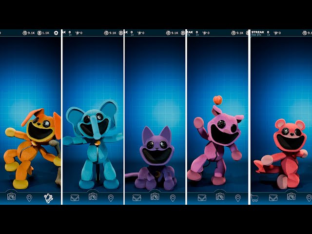 Smiling Critters Poppy Playtime Chapter 3 Characters FNAF AR Workshop Animations