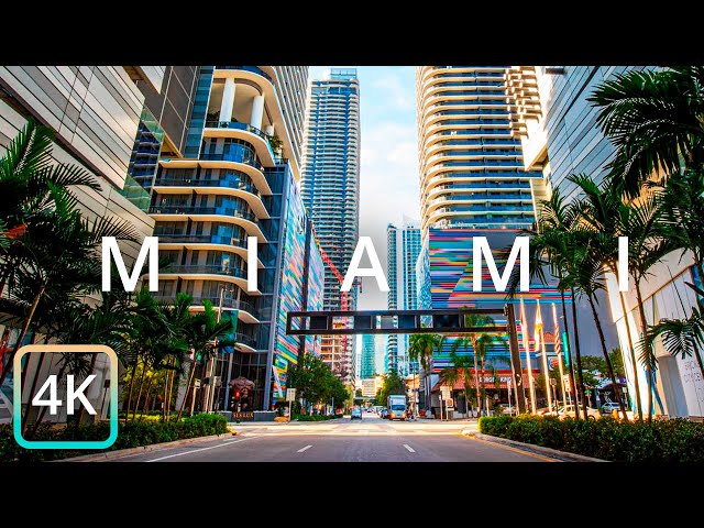 【4K】Walking in Downtown Miami |  USA 🇺🇸 Florida, Miami in 4K