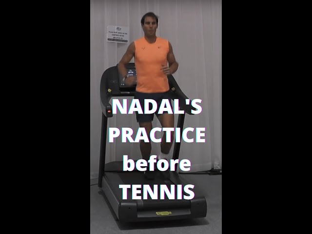 Nadal's preparation for TENNIS 🤩🎾🏃🏋🏽‍♀️