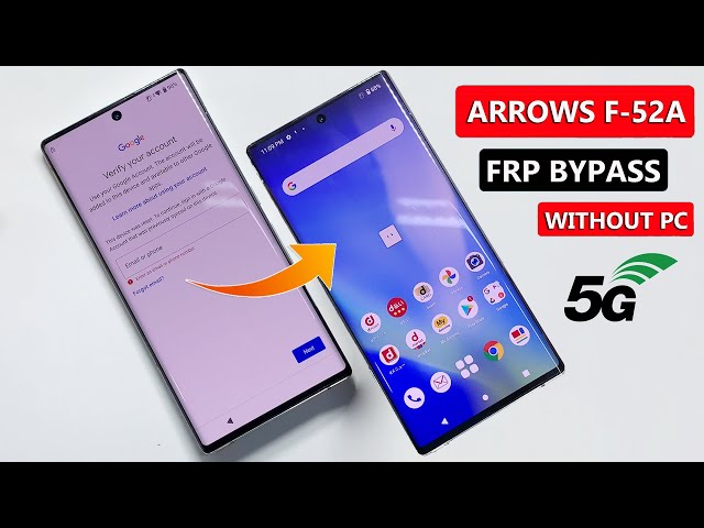 ARROWS F-52A FRP BYPASS ANDROID 12✅ ARROWS F-52A GOOGLE ACCOUNT BYPASS✅ ARROWS F-52A FRP WITHOUT PC✅