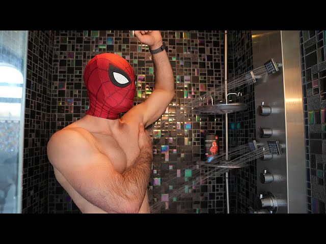 Spiderman's Daily Routine In Real Life (Parkour, Fights Crime)