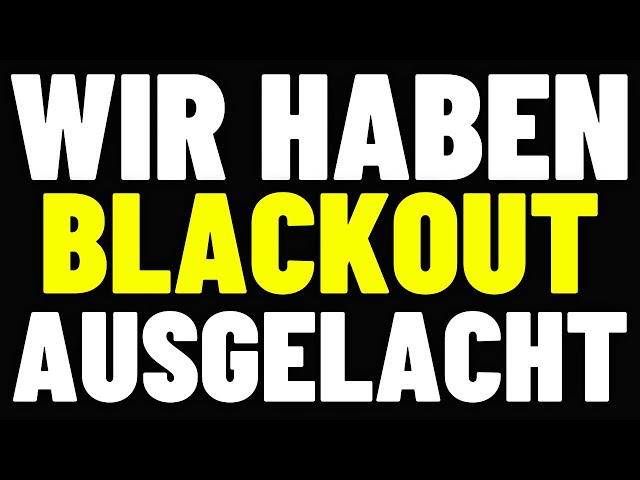 BLACKOUT WIRD NICHT ERNST GENOMMEN! 😨 KOMMT DER BLACKOUT - BLACKOUT IN DEUTSCHLAND | 7 TAGE BLACKOUT