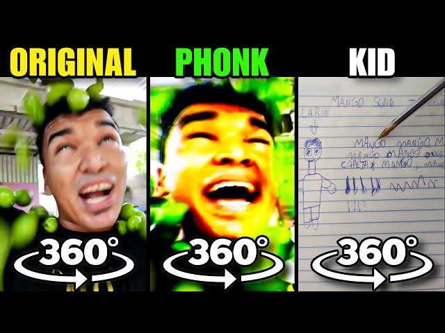 360º VR Mangos Mangos Original vs Phonk vs Kid Version💀