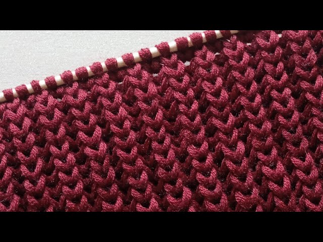 The easiest way to knit a perfect fisherman's rib. Only knit stitches