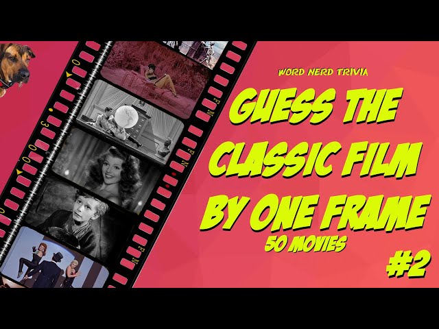 Guess the classic film from one frame #2 - 50 classic films from 1927 - 1969! How many can you name?