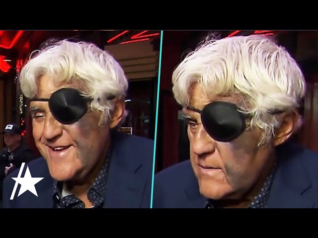 Jay Leno Shocks w/ Eye Patch & Massive Face Bruise After 60-Foot Fall