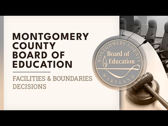 Board of Education - Facilities and Boundaries Decisions - 11/21/24