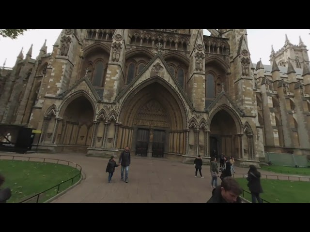 Westminster Abbey Side London UK Oct19 3D VR 180 VR180 Virtual Reality Travel Tourism Tour