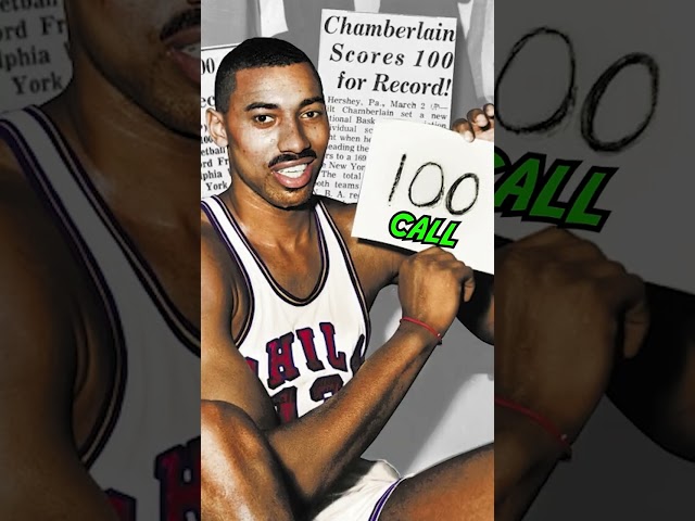 Did The NBA *Fake* Wilt Chamberlain’s 100 Point Record 🤯 #shorts