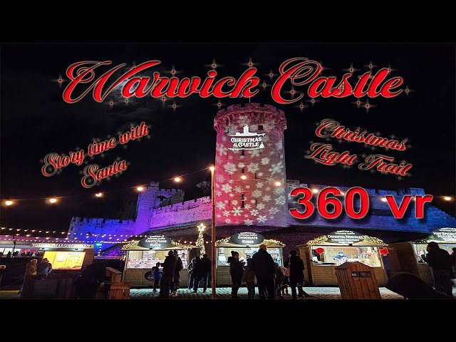 Warwick Castle Christmas Light Trail - Story time with Santa followed by the light trail. 2023