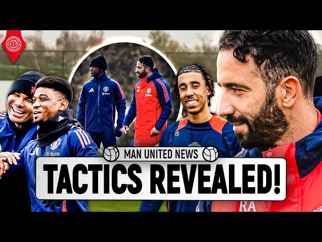 Amorim's First Training Session Shows Player Roles! | Man United News