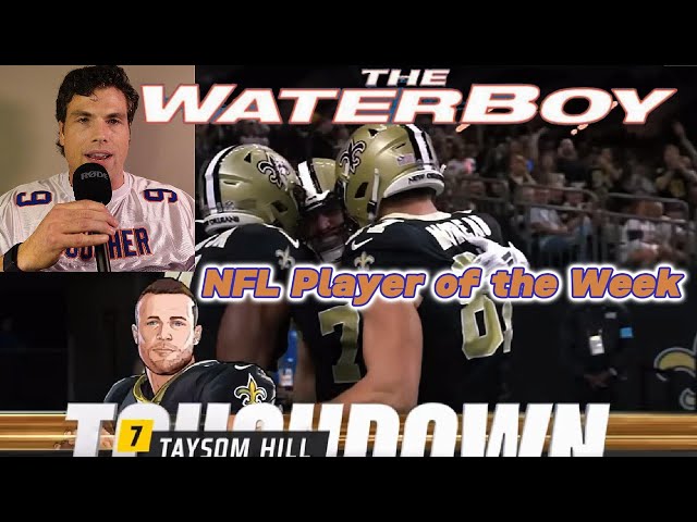 The Waterboy Raps his NFL Player of the Week Award