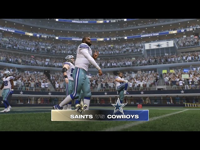 Madden NFL 25 - New Orleans Saints (1-0) Vs Dallas Cowboys (1-0) Simulation PS5 Gameplay Week 2