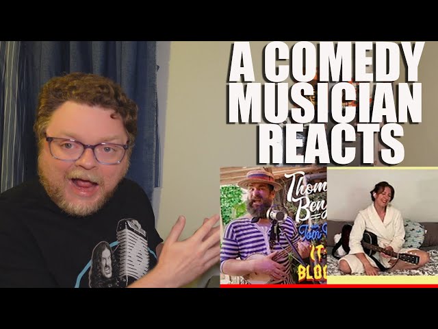 A Comedy Musician Reacts | Its Too Bloody Hot (Thomas Benjamin Wild Esq)/I'm A Mom (Jessica Delfino)