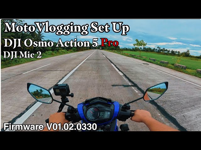 DJI Osmo Action 5 Pro New Firmware | MotoVlogging Set-up | DJI Mic 2