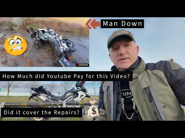 Crashed on Ice 😲, What Youtube Paid me 💰 Honest answer and did it cover the repair costs? 🤔 Triumph