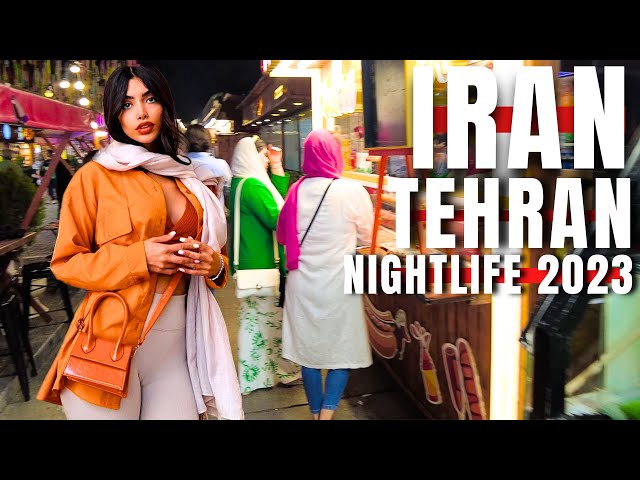 IRAN-Tehran Nightlife 2023 City Center Street Food-Lifestyle Iranian Walking Tour|4k