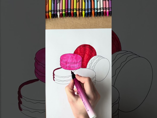 Coloring Macarons #Macarons #Sweets #Creativity #creative