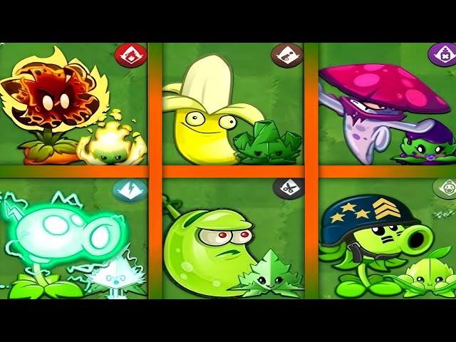 PvZ 2 - 6 Random Plants + Mint - Plants Battle Who Will Win??