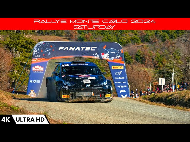 WRC Rallye Monte-Carlo 2024 | Saturday | 4kᴴᴰᴿ Rallye Time